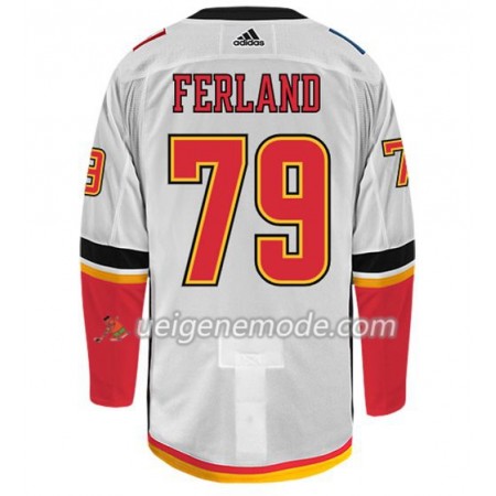 Herren Eishockey Calgary Flames Trikot MICHAEL FERLAND 79 Adidas Weiß Authentic